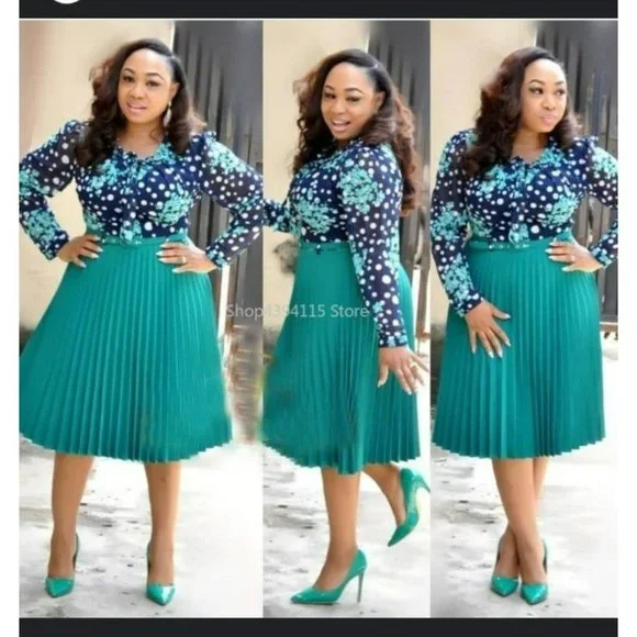 Guest Dresses Rotita Polka Dot Dresses Patterned Lace Panel